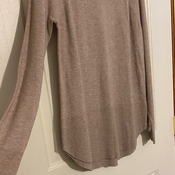 Cyrus Taupe Cowl Neck Sweater - Picture 5 of 6